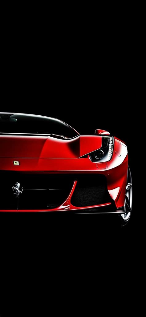 Red Ferrari 488 GTB Black Wallpaper - Ferrari Aesthetic Wallpaper
