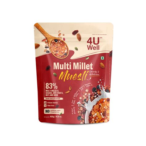 Multi-Millet Muesli nutrient-dense, high-fibre breakfast | 4UWell