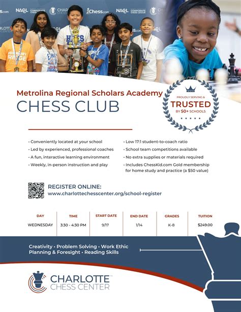 Metrolina Regional Scholars Academy Chess Club | CCC