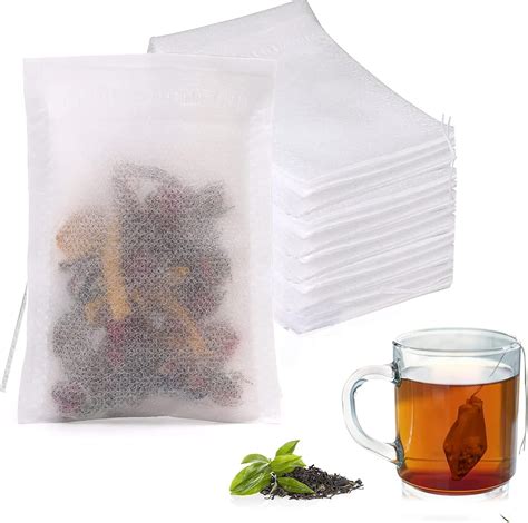 Disposable Tea Filter Bags, 400 Pcs Loose Tea Bags, 2.75 x 3.54inch ...