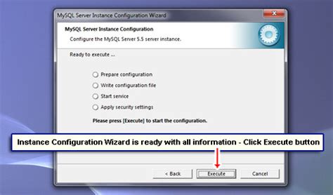 Image result for MySQL Server Instance Config Wizard