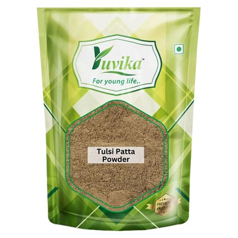 Tulsi Patta Powder-Ocimum Sanctum-Basil Leaves Powder – Yuvika Herbs ...