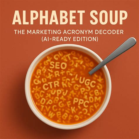 Alphabet Soup: The Marketing Acronym Decoder (AI-Ready Edition) - The Creative Distillery