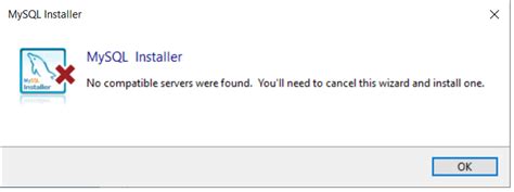 Image result for No Compatible Server Error MySQL