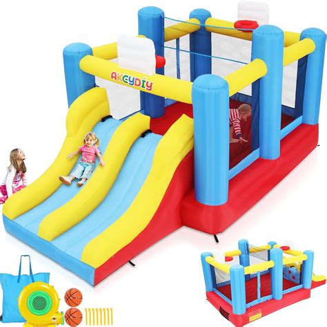 Amazon.com: Big Bounce House for Kids 8-12 Girls/Boys Gifts, 15ft Ball Game Inflatables Bouncy ...