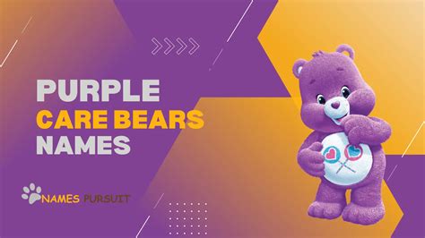 Cuddly Purple Care Bear Names & Secrets!