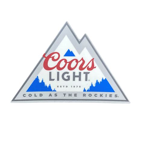 Mountain Logo Sticker – Coors Light Shop