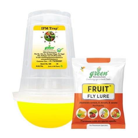 Green Revolution IPM Trap With Fruit Fly Lure