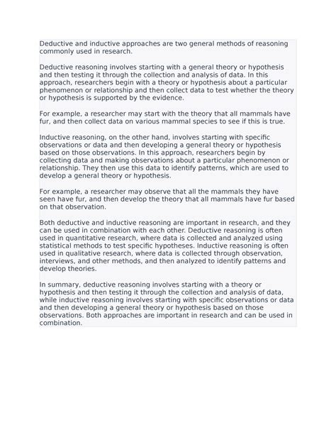 Image result for Simple Explanation of Deductive and Inductive Approach