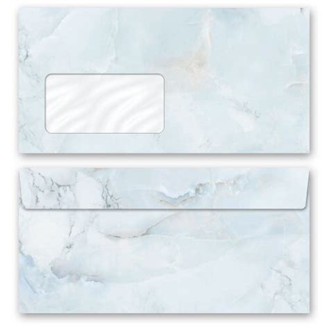 Briefpapier Sets Marmor & Struktur MARMOR HELLBLAU Marmorpapier Sets