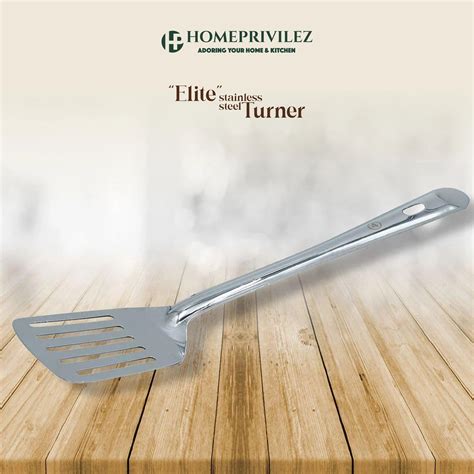 "Elite" Stainless Steel Kitchen Turner – Homeprivilez