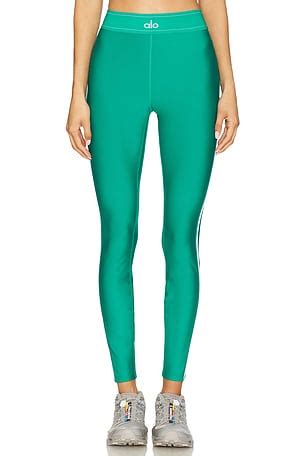 alo High Waist Airlift Brushed Legging in Cosmic Grey | REVOLVE
