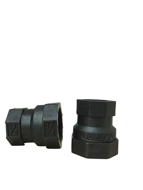 COPLE ROSCA INTERIOR C/ REDUCCION 3/4″ A 1/2″ NEGRO – Bayusa de México