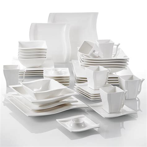 MALACASA, Series Flora, 42-Piece Porcelain India | Ubuy