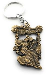 High Choice Lord Radha Krishna Sitting on Jhula/ Swing Metal Key Chain ...