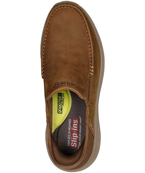 Skechers Men's Slip-ins Parson Relaxed Fit Leather Shoes | Mark's