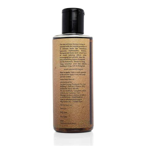Ancient Living Ashta Dasha Hair Oil - 100 ml — Ancient Living.in