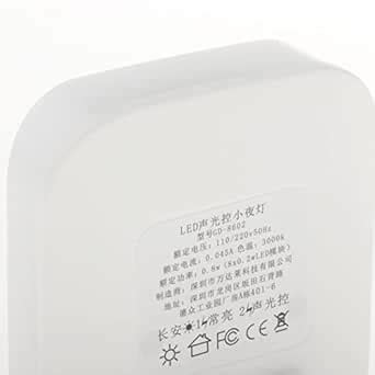 Buy Macaso Smart Plug-in Night Light Dusk to Dawn Sensor for Home Sound ...
