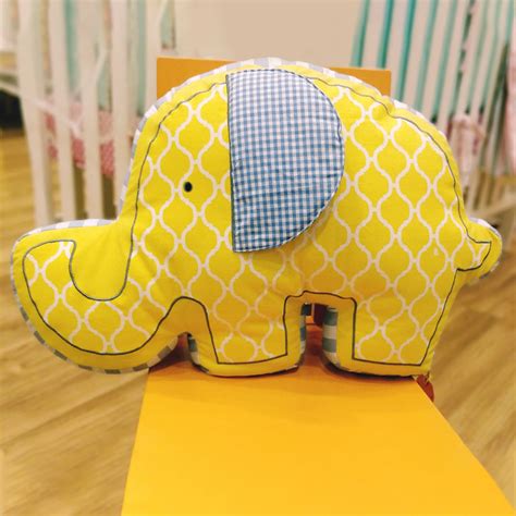 Elephant Shaped Cushion – Popup Kids