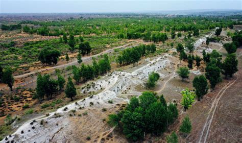 Photos Chine : ruines de Tongwancheng dans le nord-ouest — Chine ...