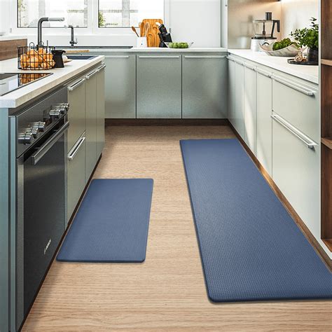 Color G Kitchen Rug, Anti Fatigue Kitchen Mat 2 Pieces, Non Skid ...