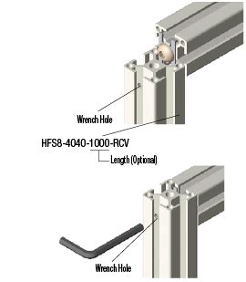 Screw Joint for 8 Series Aluminum Frame Blind Joints | MISUMI | MISUMI ...