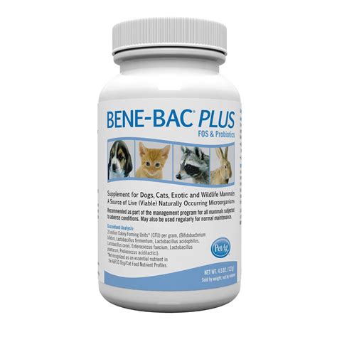 Bene-Bac Plus Prebiotic Pet Powder, 4-1/2-Ounce : Amazon.in: Pet Supplies
