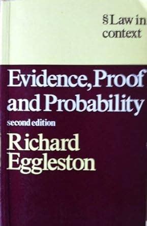 Buy Evidence, Proof and Probability (Law in Context S.) Book Online at ...