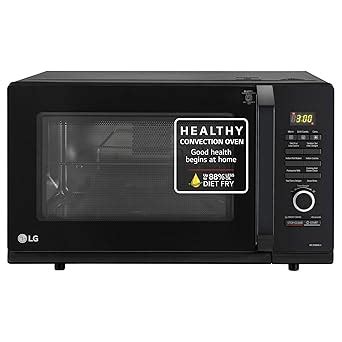 LG 32 L Convection Healthy Microwave Oven (MC3286BLU, Black, Diet Fry ...