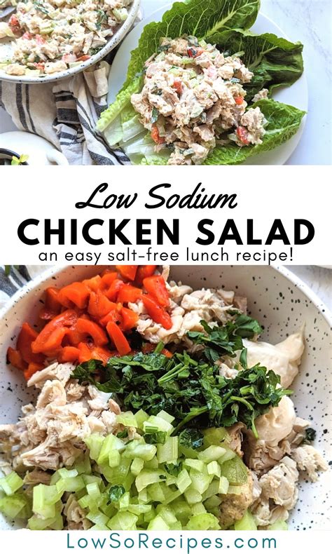 Low sodium chicken salad – Artofit