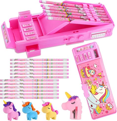 Amazon.com : Colarr Cute Unicorn Stationary Set Pop up Unicorn Pencil ...