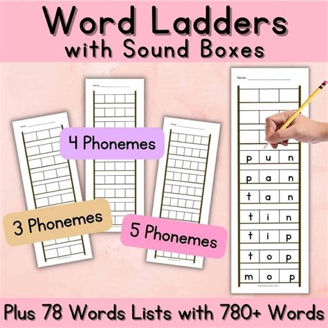 Word Ladders Free Printable Worksheets