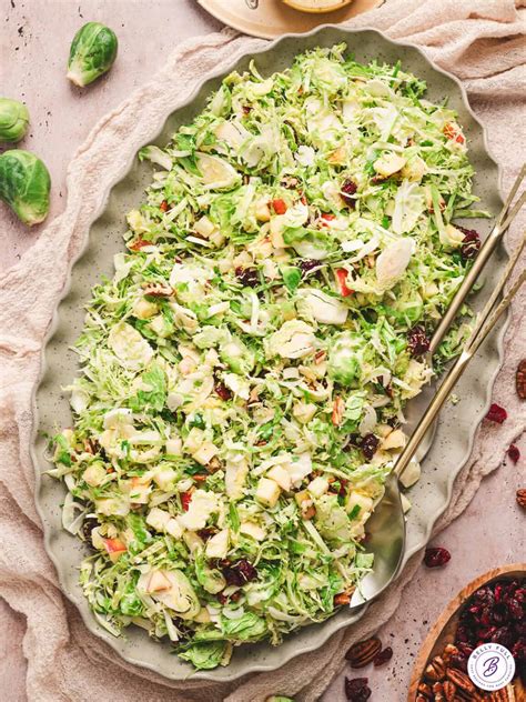 Shaved Brussels Sprouts Salad l Belly Full