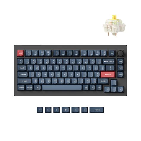 Buy Keychron V1 Max 75% Custom Wireless Mechanical Keyboard, 2.4 GHz ...