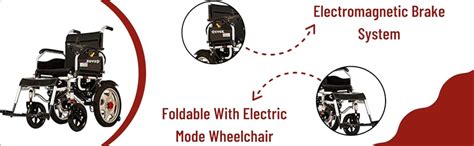 EVOX WC-102ME Electric Power Wheel Chair Regular Electric Foldable ...