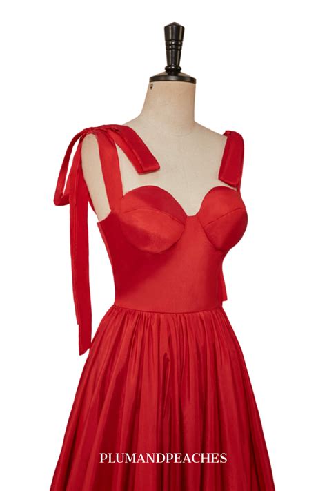 Discover Eternal Romance with Our Red Satin Pre Wedding Dress - Unveil ...