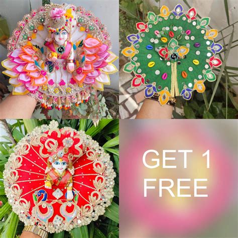 Festival's Special combo of 3 Heavy poshak for laddu gopal ji + (Get 1 ...