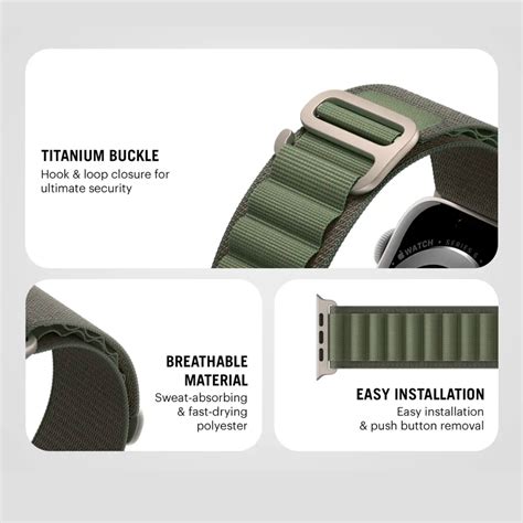 Ridge Alpine Loop Apple Watch Bands – AMAZG