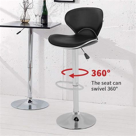 Vnewone Set of 2 Swivel Barstools Height Adjusta India | Ubuy