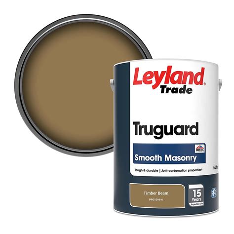 Leyland Trade Truguard Smooth Masonry Paint Timber Beam (PPG1096-6) 5L