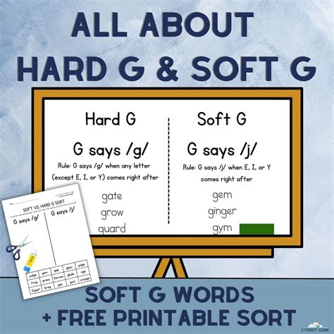 Soft G Worksheet Grade 3: Hard And Soft G Word Search (teacher Made)