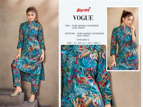 Bipson Vogue 2561 Foil Print Co Ord Set Collection