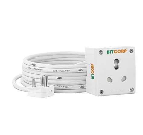 Bitcorp Electric Extension Cord for Small and Heavy Duty Appliances 15A ...