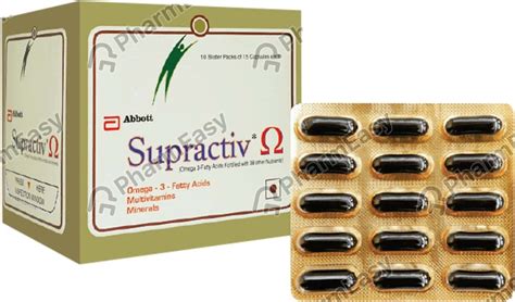 Buy Supractiv Omega Strip Of 15 Softgel Capsules Online at Flat 15% OFF ...