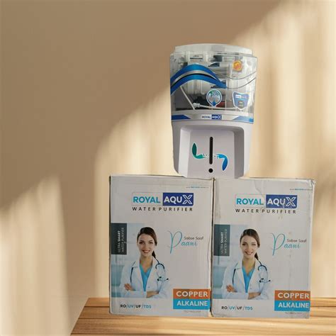 Royal Aqux Copper Mineral+ro+uv+tds 12 L Ro + Uv + Uf + Tds Water ...