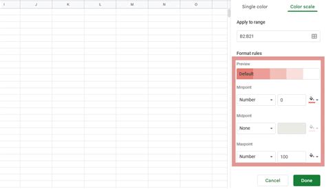 Image result for Google Sheets Conditional Formatting Color