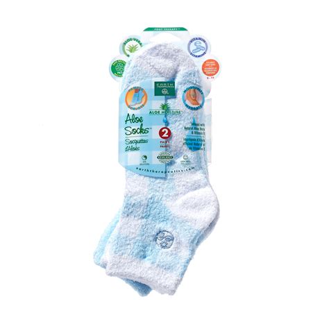 Aloe Vera Infused Socks - 2 Pack | Earth Therapeutics
