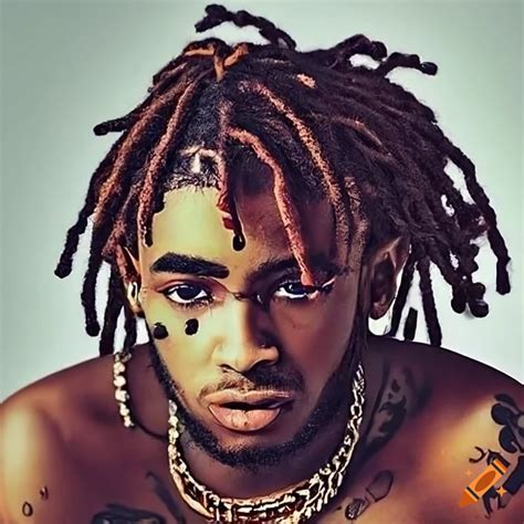 Black rapper with dreadlocks and sunglasses on Craiyon