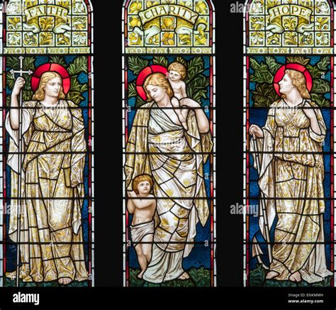 Three theological virtues faith hi-res stock photography and images - Alamy