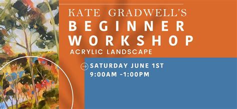 Art Workshop - Beginner Acrylic Painting with Kate Gradwell, Kapeesh ...